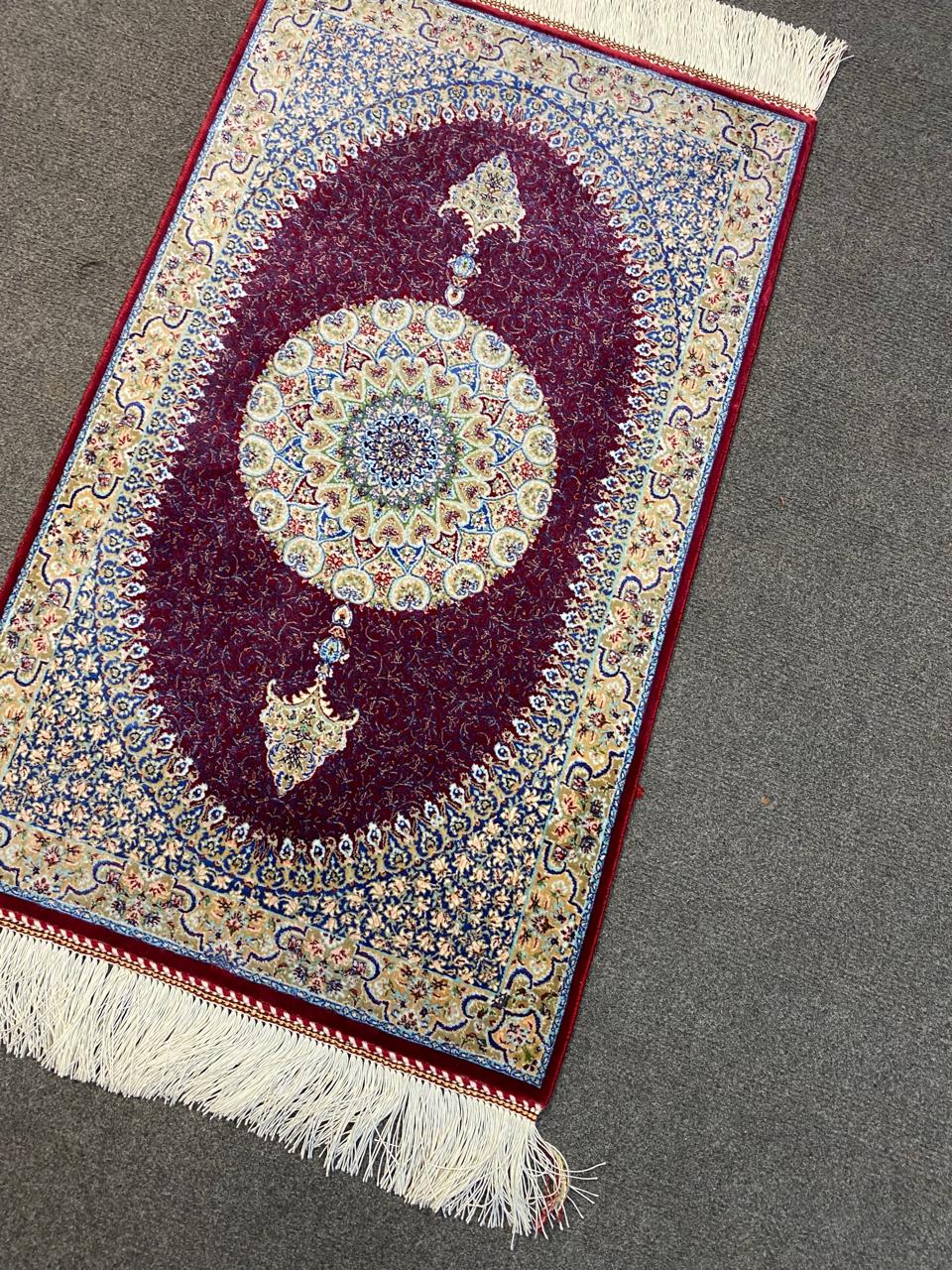 Iranian Pure Silk Carpets. 2x3ft