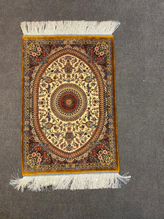 Iranian Pure Silk Carpets. 1.7x2.60