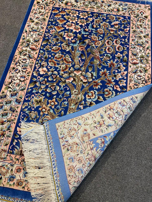 Iranian Pure Silk Carpets.1.11x3ft