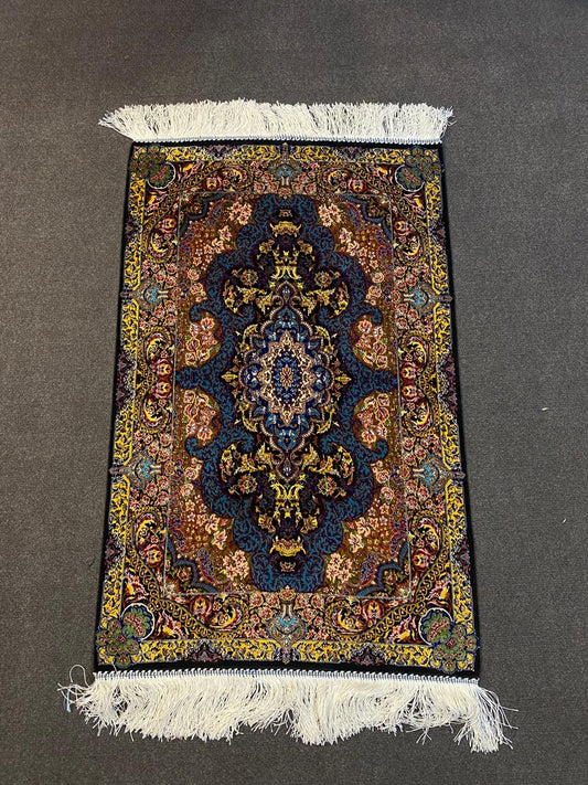 Iranian Pure Silk Carpets. 2x3ft