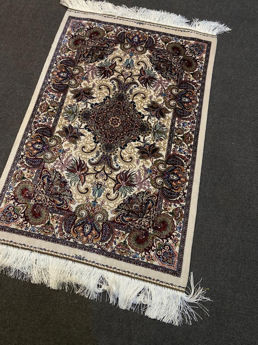 Handmade Iranian Pure Silk Carpets.2x3ft.